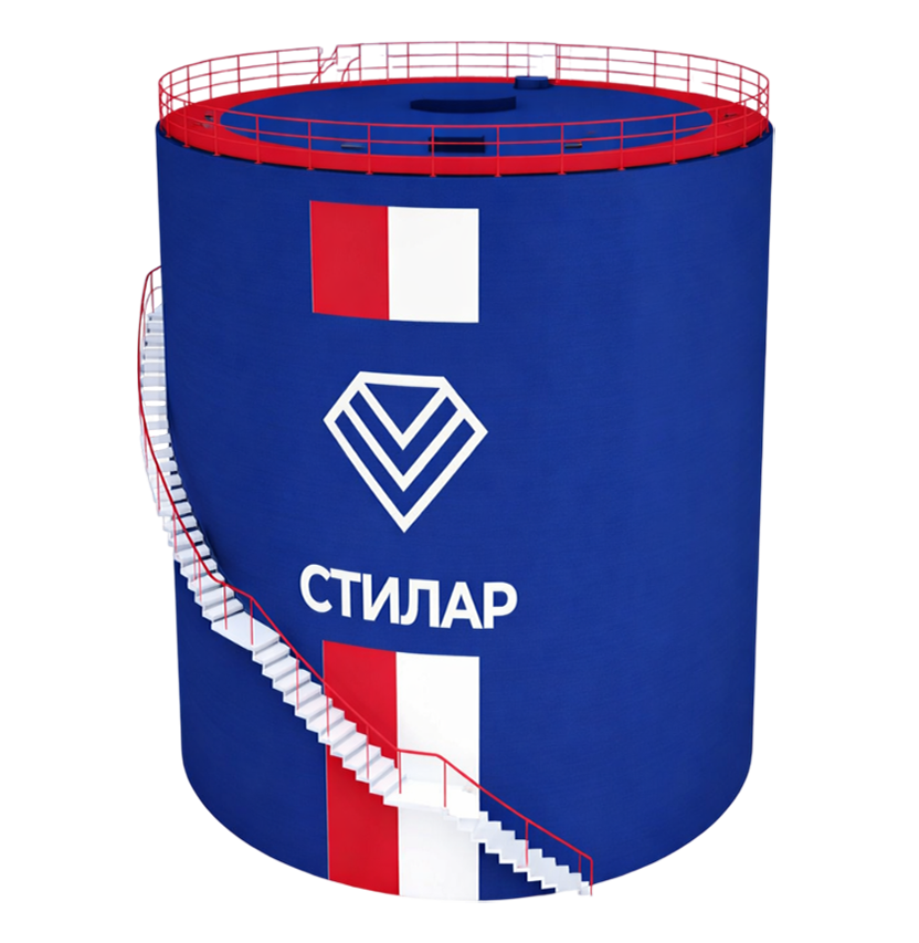 Цельносварной резервуар РВС для АЗС 125 м³ от завода-производителя